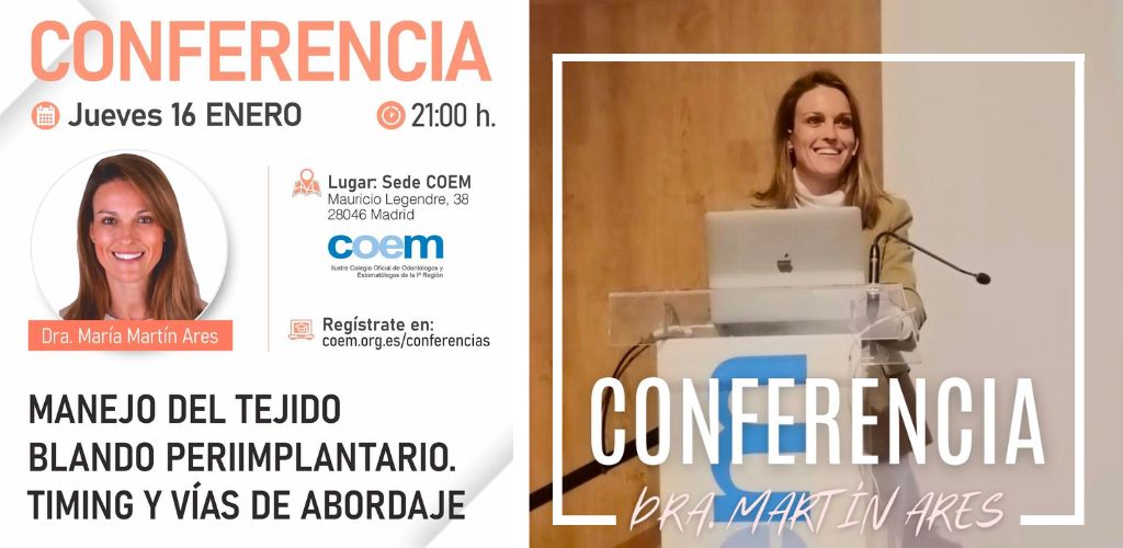 Conferencia de la Dra. María Martín Ares en el COEM